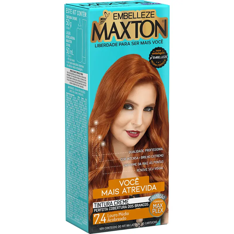 Maxton Hair Dye You Daring Medium Blond Coppery Kit 1