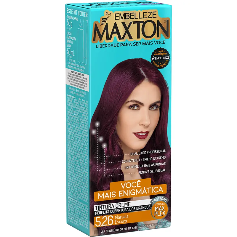 Maxton Hair Dye You More Enigmatic Marsala Dark Kit 1