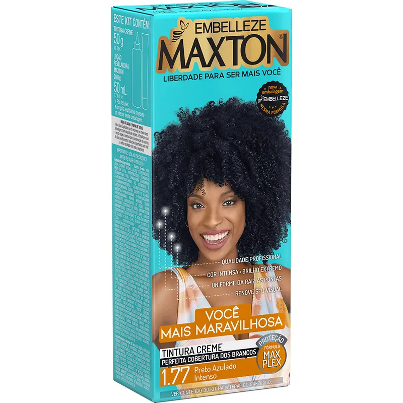 Maxton Hair Dye You Wondrous Black Bluish Intense Kit 1