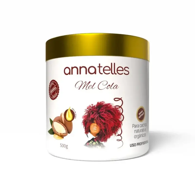Mel Cola Argan Oil Curly Hair Modeling Finisher Treatment 500G Anna Telles 1