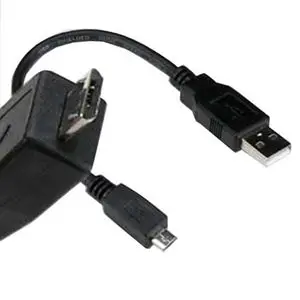 Micro Usb 2.0 Cable Usb 2.0 A-Male To Micro B Male Black 1