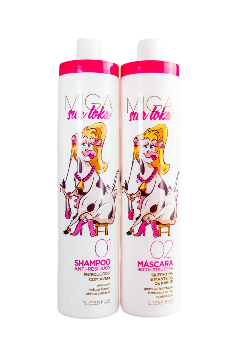Miga Sua Loka Brazilian Keratin Progressive Brush 2X1 - Op's Cosmetics 1