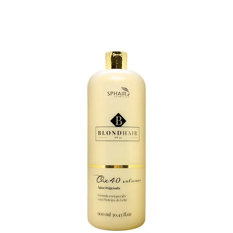 Milk Protein Hair Bleaching Hydrogen Peroxide Blond Ox 40 Vol. 900Ml - Sphair 1