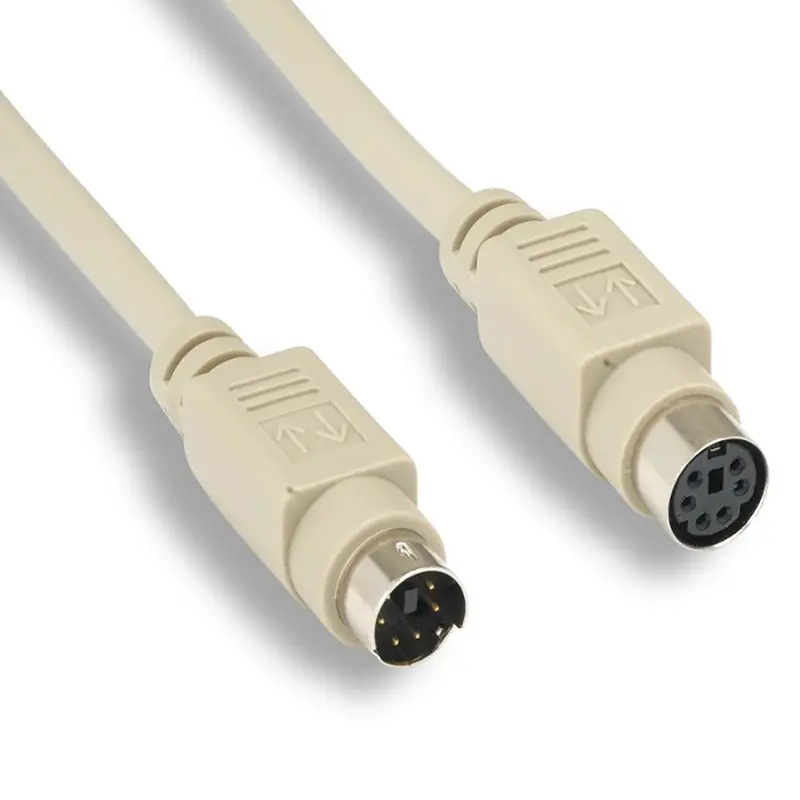 Mini-Din6 Male To Female Ps/2 Keyboard/Mouse Extension Cable 1
