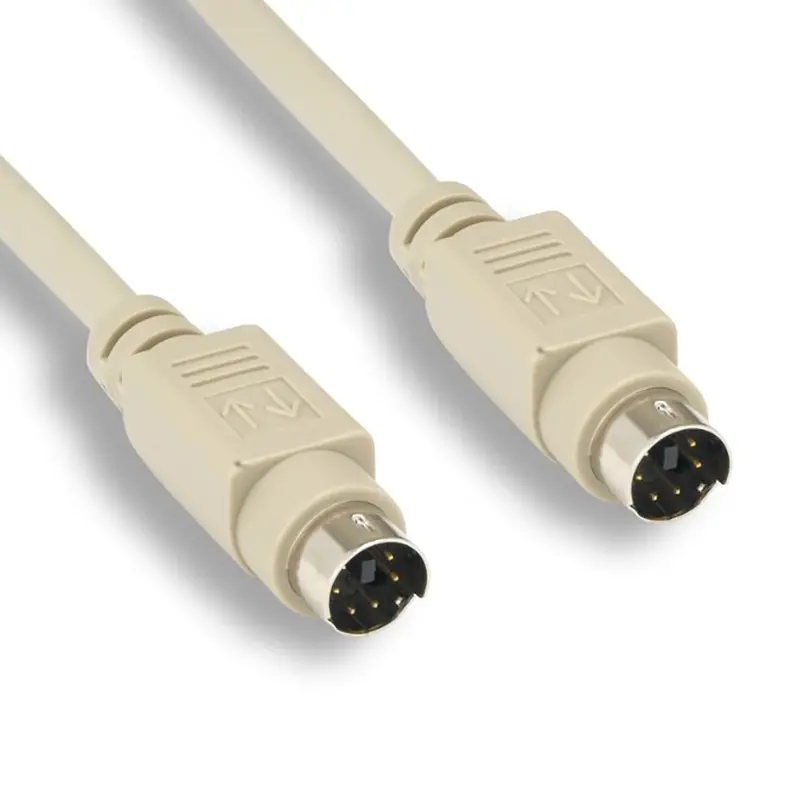 Mini-Din6 Male To Male Ps/2 Keyboard/Mouse Cable 1