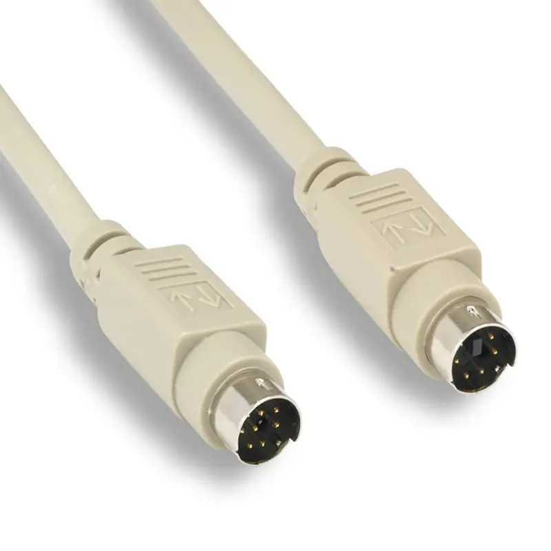 Mini-Din8 Male To Male Mac To Imagewriter Ii Serial Printer Cable 1
