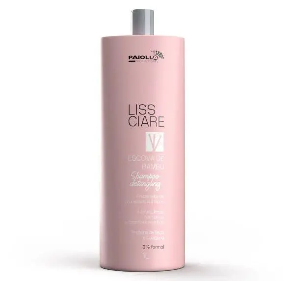 Moisturizing Hair Cleaning Liss Ciare Detangling Bamboo Shampoo 1L - Paiolla 1