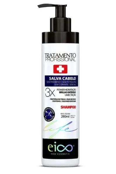 Moisturizing Hydration Brightness Hair Save Treatment Shampoo 280Ml - Eico 1