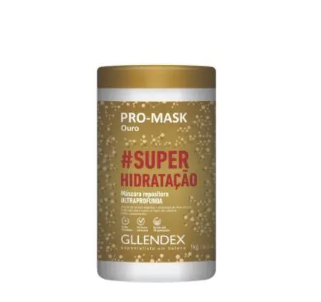 Moisturizing Shine Silky Super Hydration Gold Pro Repository Mask 1Kg - Gllendex 1