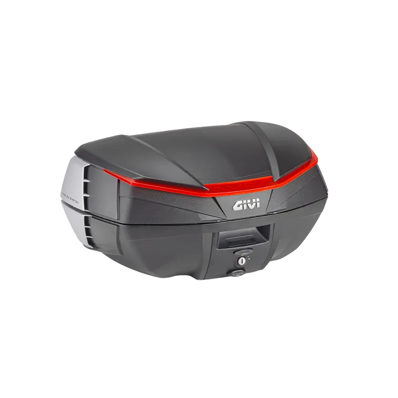 Monokey Air Top Box 49Ltr Black With Red Reflector- Givi 1