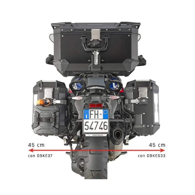 Monokey® Cam-Side Trekker Outback Cases For Bmw R1300gs-Givi 1