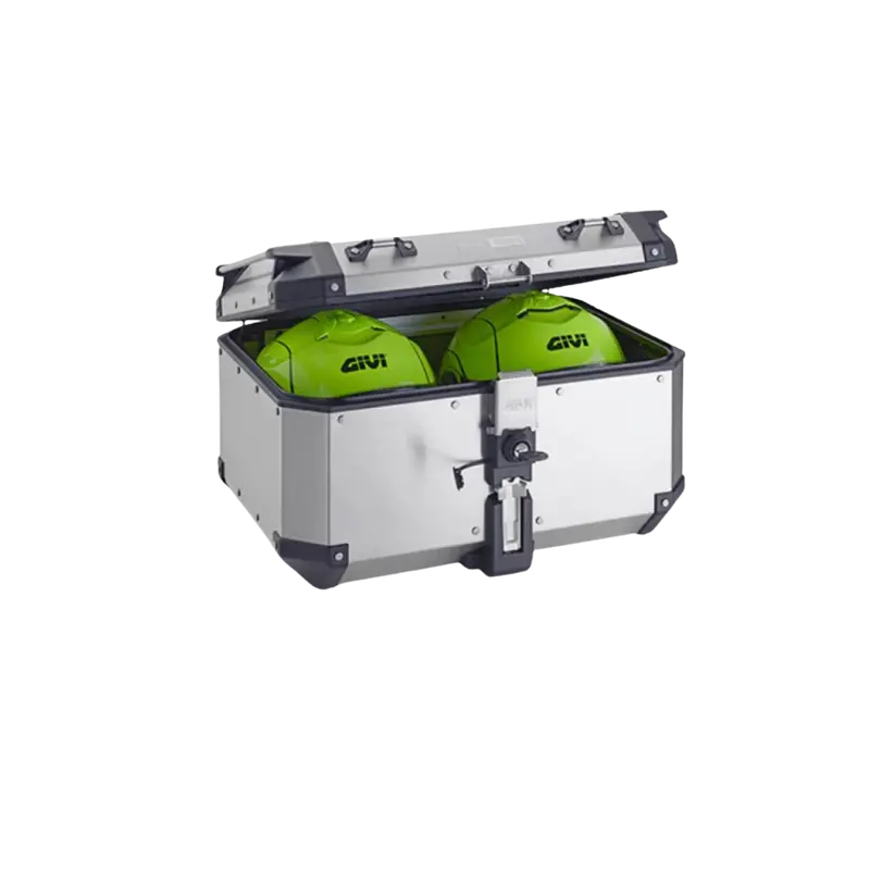 Monokey Top Box 58Ltr Trekker Outback Silver - Givi 2