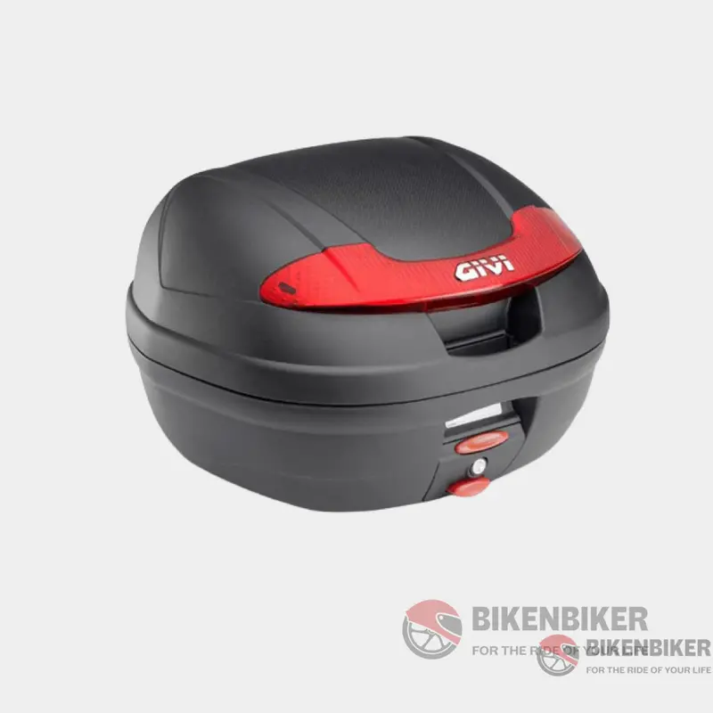 Monolock Top Box 24Ltr Vision Red Reflectors - Givi 1