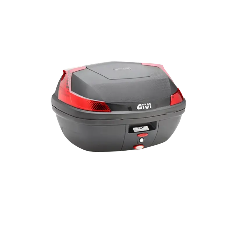 Monolock Top Box Blade 47Ltr.Red Reflectors - Givi 1