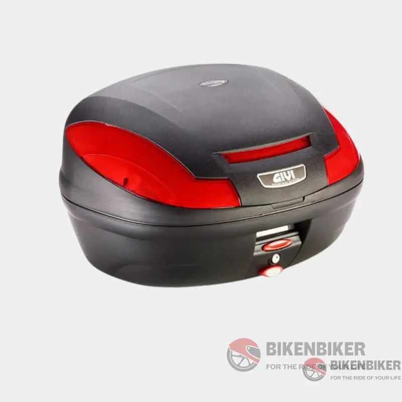 Monolock Top Box Simplyiii 47Ltr Red Reflectors - Givi 1