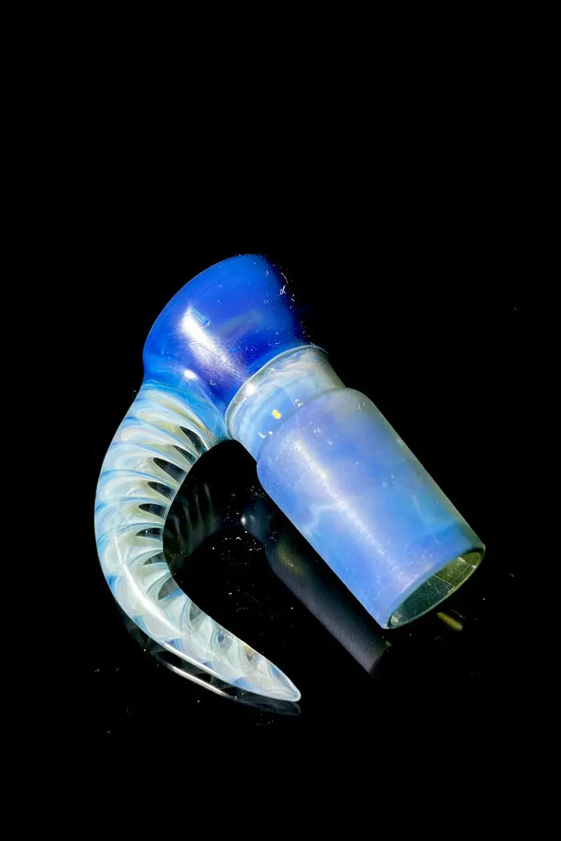 Moose Glass - 5 Hole Disc Screen Bong Slide Bowl Piece (18Mm Male) (Full Color) 1