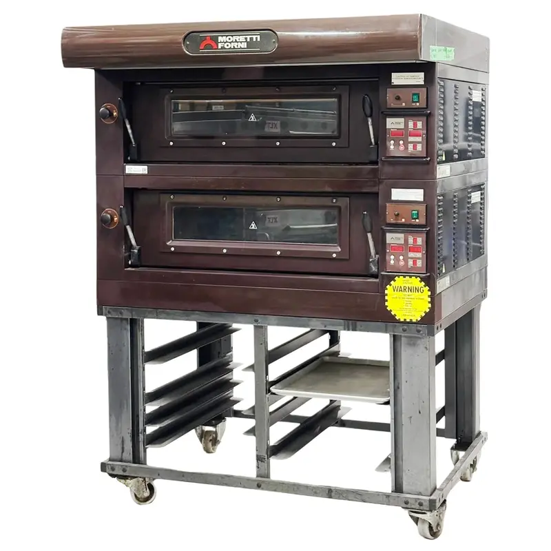 Moretti Forni Electric Deck Oven Without Proofer Used For02097 1