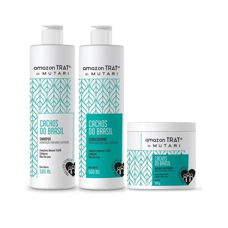 Mutari Cachos Do Brasil Curly Hair Treatment Kit 1