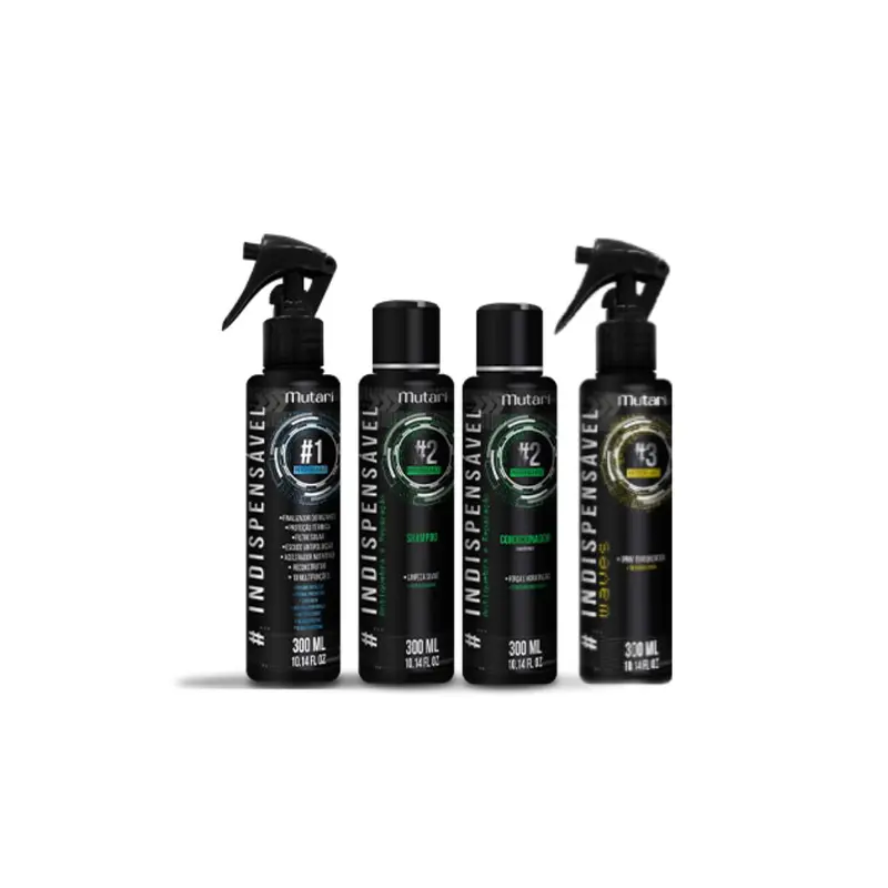 Mutari Indispensável Hair Restore Treatment Kit 4X 300Ml / 4X 1