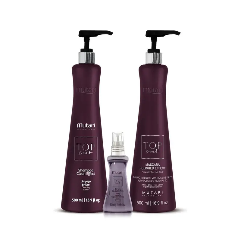 Mutari Top Coat Polish Effect Hair Treatment Kit 1