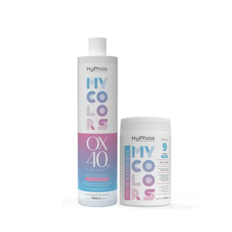 My Phios My Colors Discoloration Peroxide Ox 40 Volumes + Bleaching Powder Kit 1