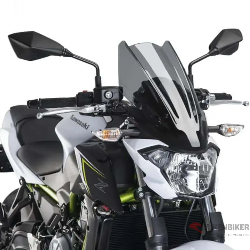 Naked New Generation Touring Windshield For Kawasaki Z650 (2017-2020) - Puig 2