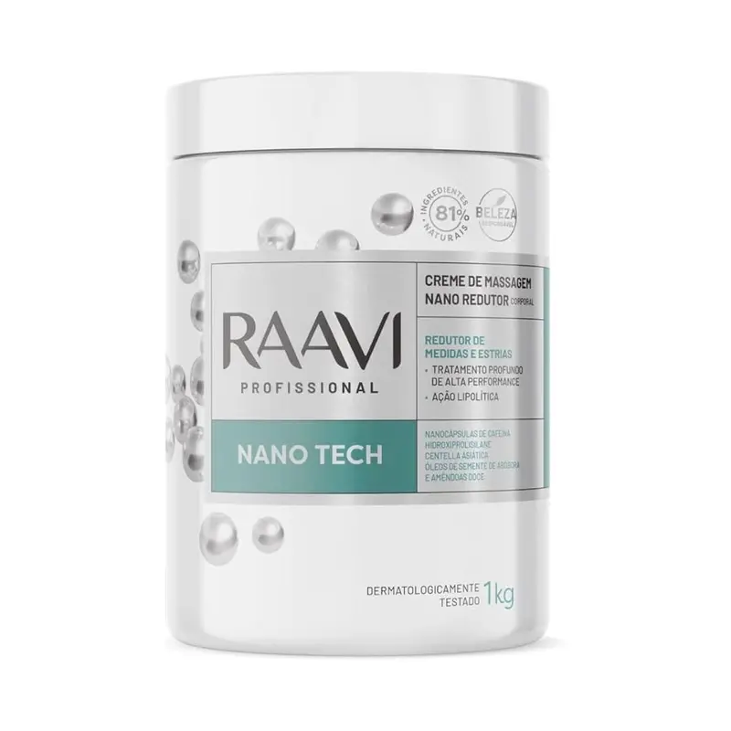 Nano Tech Massage Cream Measurements Stretch Marks Reducer 1Kg Raavi 1