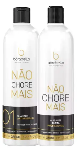Nao Chore Mais No More Crying Progressive Hair Treatment 2X350ml - Borabella 1