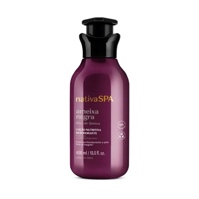Nativa Spa Ameixa Negra Black Plum Body Firming Lotion 400Ml O Boticário 1