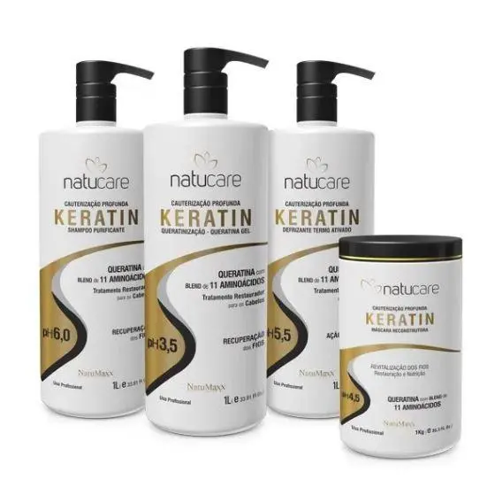 Natucare Keratin 11 Amino Acids Restore Recovery Treatment Kit 4X1 - Natumaxx 1