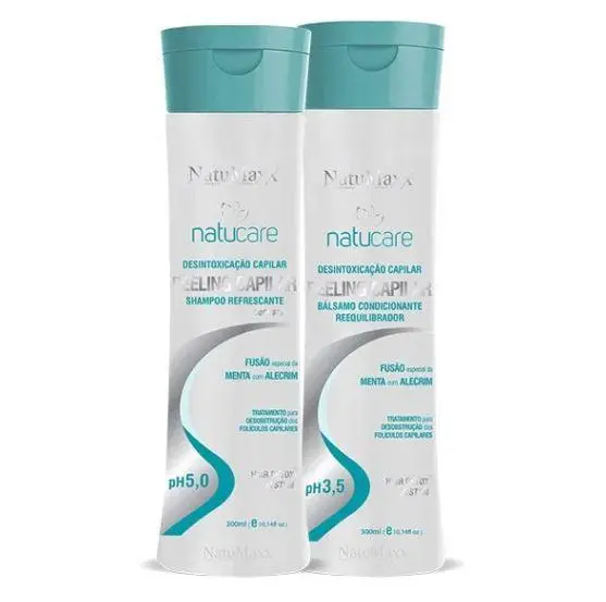 Natucare Peeling Detox Mint Rosemary Refresing Treatment Kit 2X300ml - Natumaxx 1