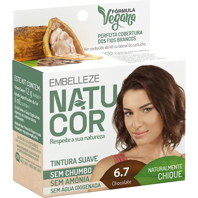 Natucor Hair Dye Naturally Chic Chocolate Kit 1