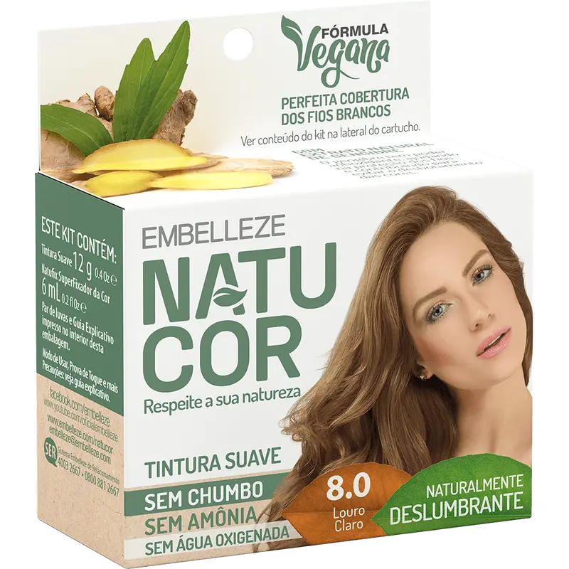 Natucor Hair Dye Naturally Stunning Clear Blond Kit 1