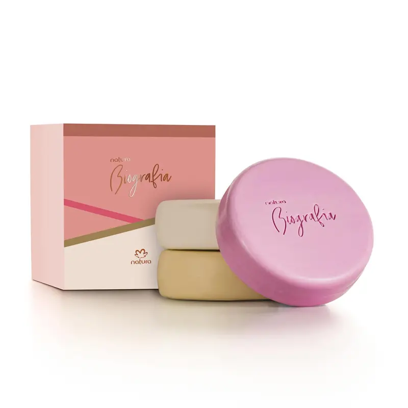 Natura Biografia Feminino / Barbar Biography Biography - 3 Units Of 90 G Each 1