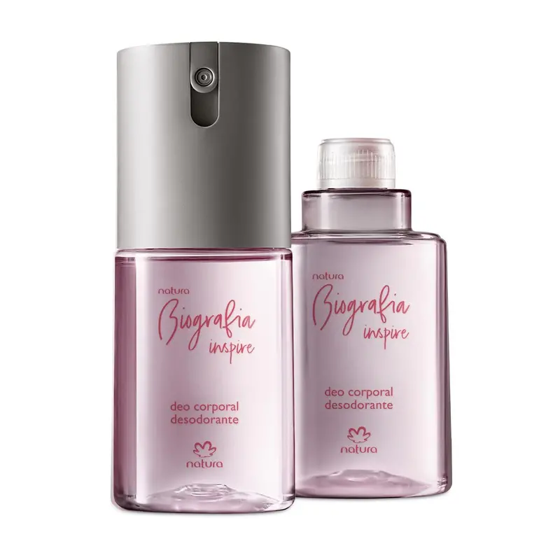 Natura Biografia Kit Deo Inspire Feminino Com / Kit Of Body Biography Female Inspire With Refill 1