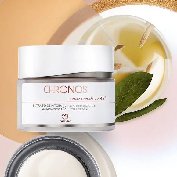 Natura Chronos Antissinais 45+ Noite Firmeza Radiância / Anti-Aging Cream 45+ Night Firmness And Radiation - 40G 1