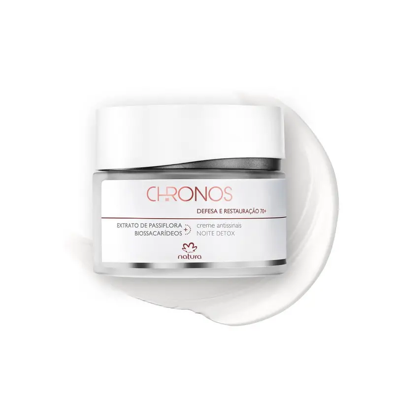 Natura Chronos Antissinais 70+ Noite Defesa Restauração / Cream Antissetes 70+ Night Defense And Restoration - 40G 1