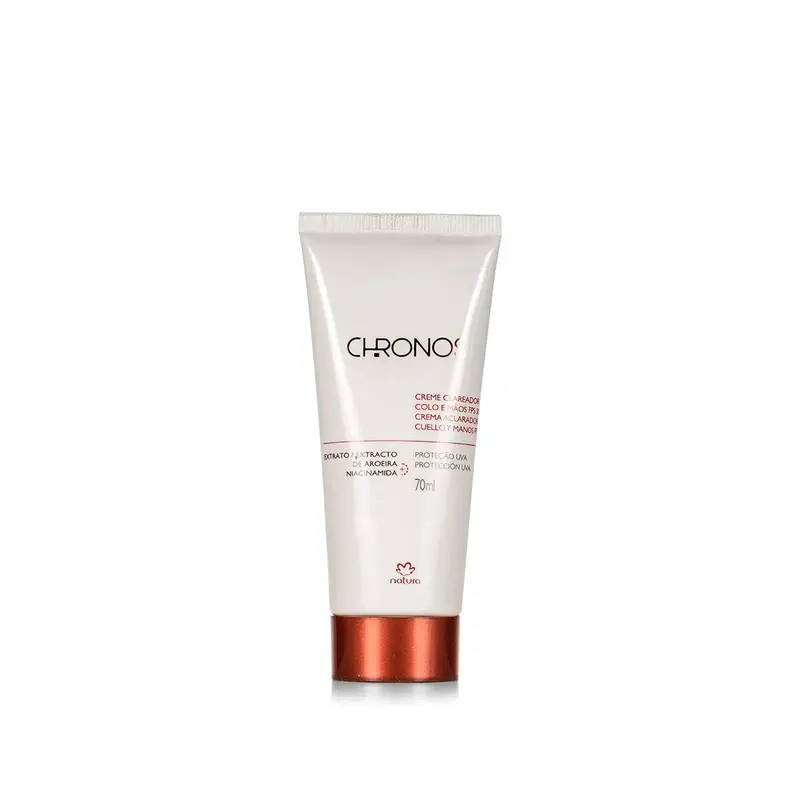 Natura Chronos Clareador Colo Mãos Fps 30 / Cream Whitening Lap And Chronic Hands Fps 30 - 70Ml 1