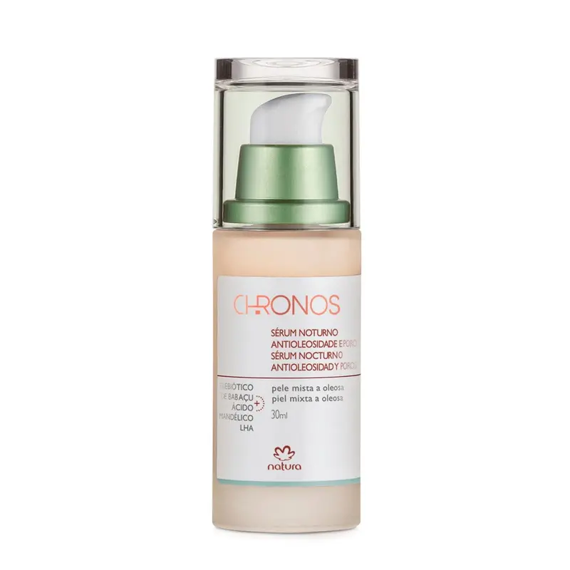 Natura Chronos Sérum Noturno Antioleosidade Poros / Sérum Nocturnal Antioliness And Poros - 30Ml 1