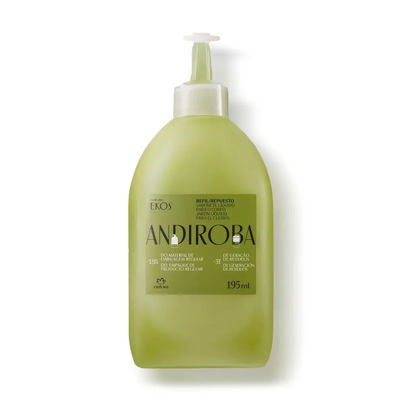 Natura Ekos Andiroba / Refill Body Liquid Soap Andiroba - 195 Ml 1