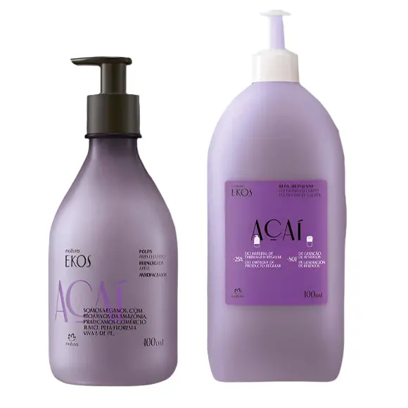 Natura Ekos Conjunto Açaí / Pulp Set Moisturizing Deodorant For The Body Acai 1