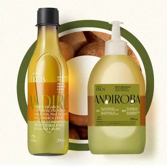 Natura Ekos Conjunto Trifásico Andiroba / Set Three-Phase Oil Body Deodorant Andiroba 1