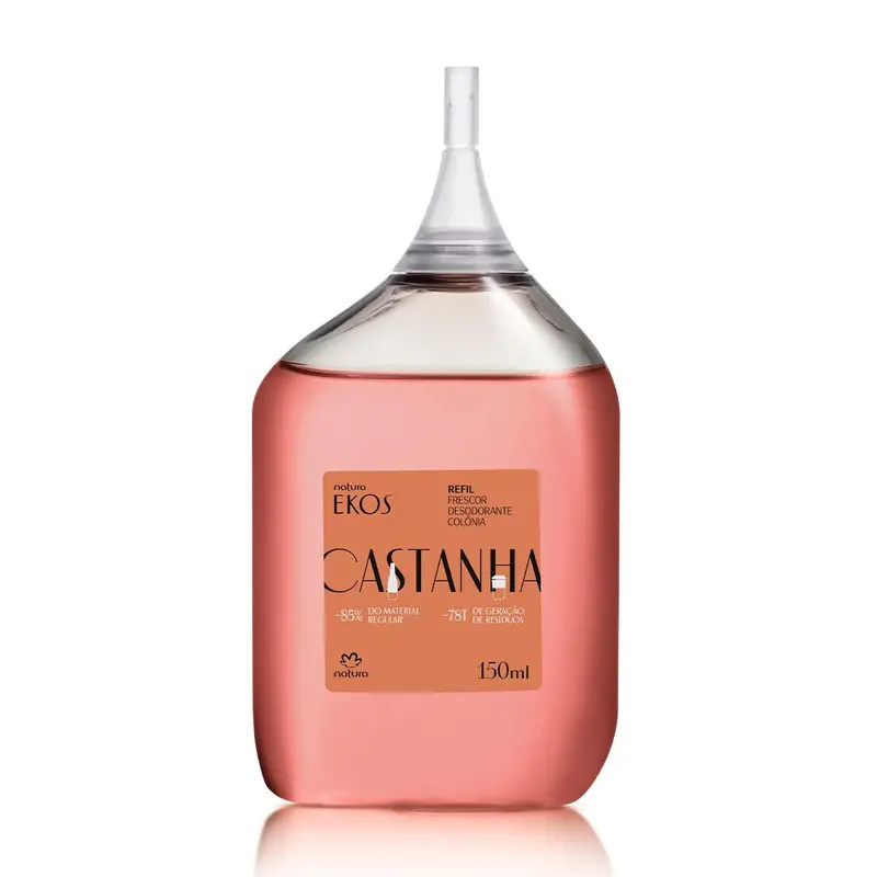 Natura Ekos Frescor Feminino Castanha / Refill Deodorant Cologne Freshness Female Chestnut - 150Ml 1