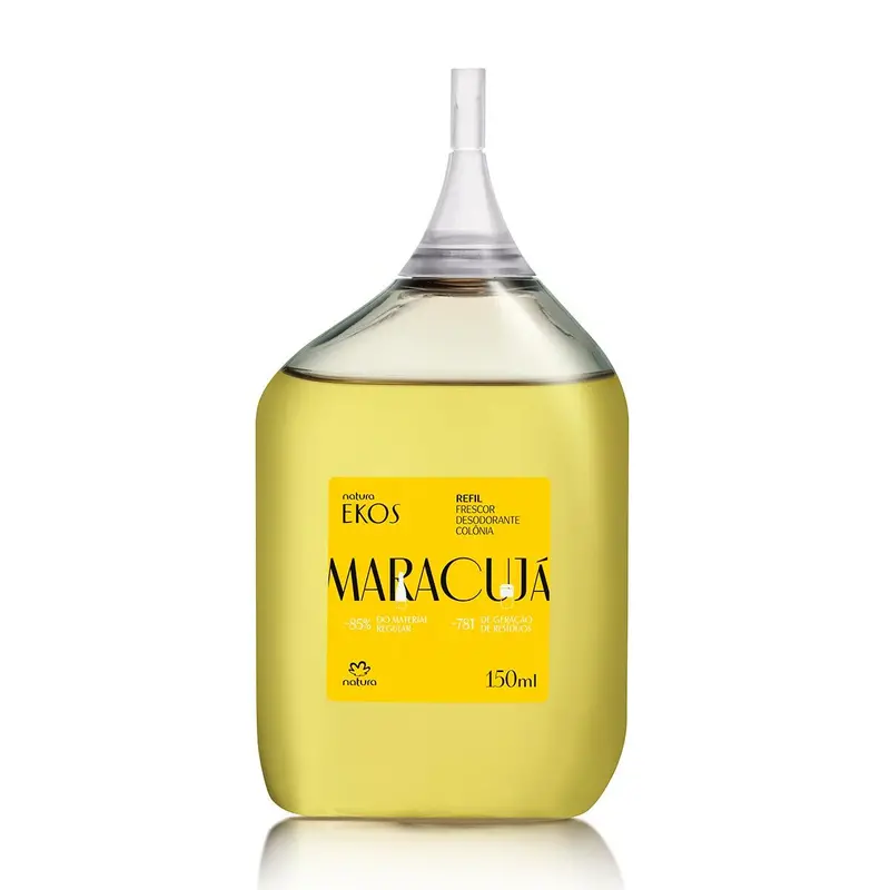 Natura Ekos Frescor Feminino Maracujá / Refill Deodorant Cologne Freshness Female Maracujá - 150Ml 1