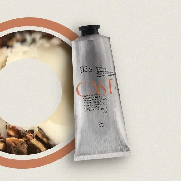 Natura Ekos Os Pés Castanha / Moisturizing Pulp For Chestnut Feet - 75G 1