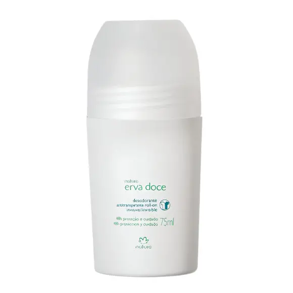 Natura Erva Doce Roll-On / Deodorant Antitranspirante Roll-On Doce Henn - 75 Ml 1