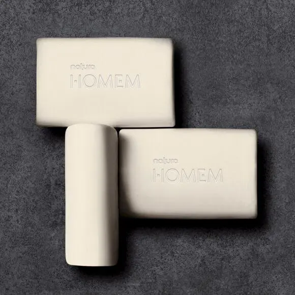 Natura Homem / Man Soap - 3 Units Of 110G Each 1