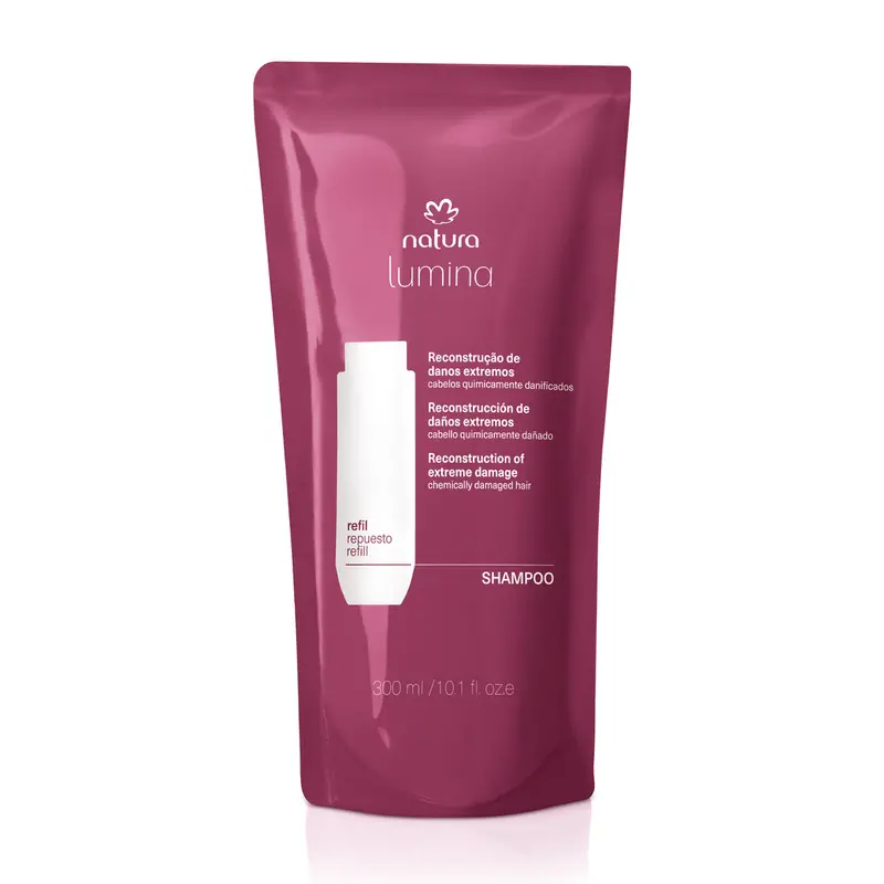 Natura Lumina Reestruturante / Refil Restructuring Shampoo - 300Ml 1