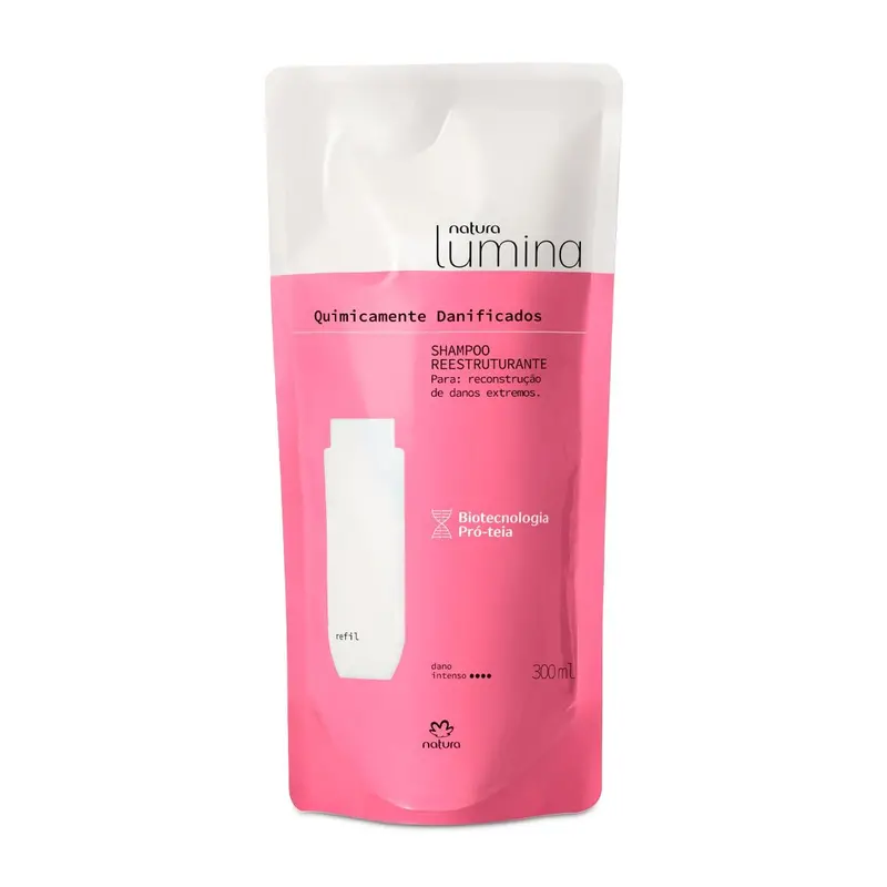 Natura Lumina Reestruturante / Refil Restructuring Shampoo - 300Ml 2