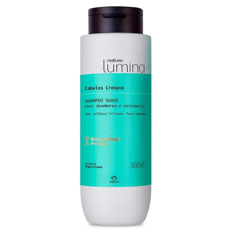 Natura Lumina Suave Cabelos Crespos / Soft Shampoo Curly Hair - 300Ml 1